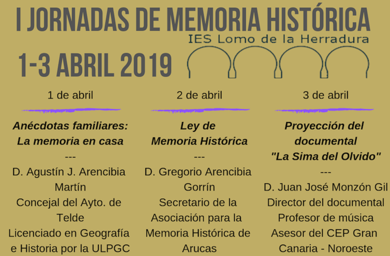 Agustín Arencibia, Gregorio Arencibia y Juan José Monzón ofrecerán ponencias a los alumnos (Foto TA)